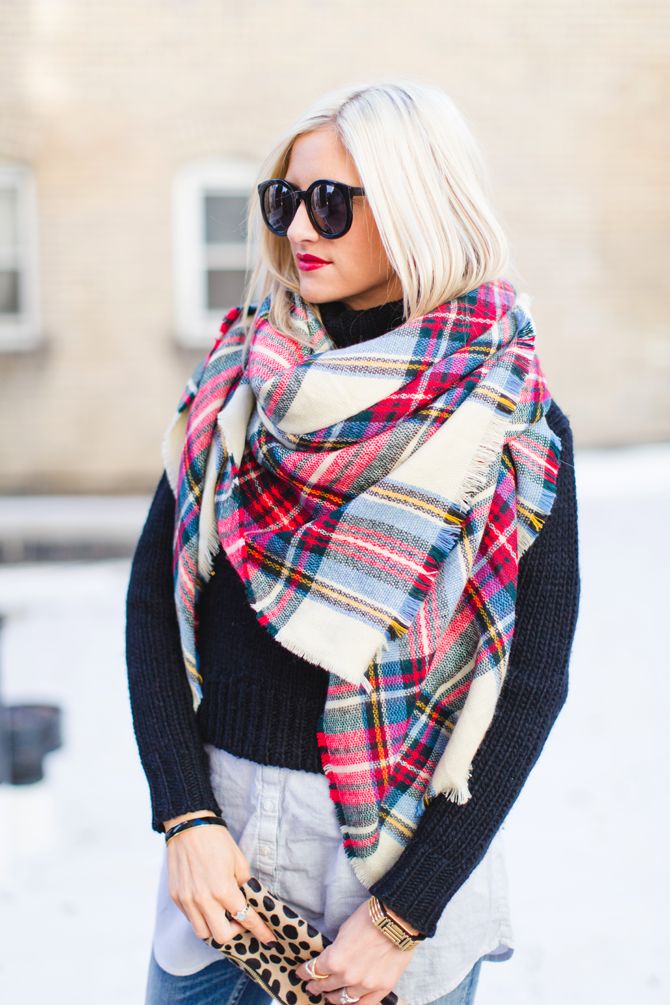 Comment porter, mettre grosse écharpe en laine ?